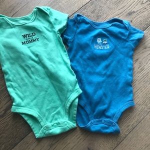 Two Carter’s Onesies